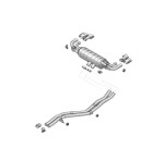 Bentley Bentayga Right Exhaust Chrome Trim (36A253682C) | Exotic Car Parts USA