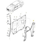 Bentley Flying Spur Front Right Window Regulator - 3W5837462D