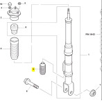 Bentley Arnage Damper Solenoid Boot PD57567PA