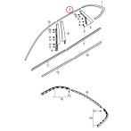 Bentley Bentayga Door Window Frame Trim 36A853907
