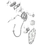Bentley Bentayga Right Door Lock 4M0839016J