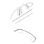 Bentley Bentayga Right Front Door Window Frame Trim 36A853986A