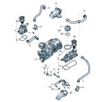 Bentley Bentayga V8 Petrol Oil Separator 0P2103495F
