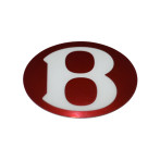 Bentley Continental GT Flying Spur Self-Adhesive Red Badge 3W8854512