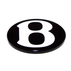 Bentley Continental GT GTC Flying Spur Black Radiator Grille Badge 3W0853679L
