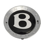 Bentley Continental GT GTC Flying Spur Black Wheel Center Cap 3W0601159P