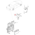 Bentley Continental Right Rear Level Sensor 3W0616572
