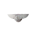 Bentley Flying Spur Radiator Grille Wings Emblem 4W0853621A