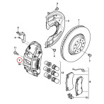 Bentley Mulsanne Front Left Brake Caliper 3Y0698479A