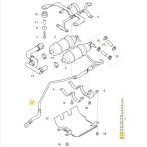 Bentley Mulsanne Fuel Pipe (Filter to Pump) 3Y0201224C