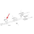 Bentley Underfloor Catalyst Heatshield PJ55225PC