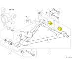 Rolls-Royce Silver Seraph Rear Lower Control Arm Inner Bushing PD111456PA