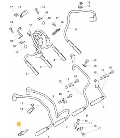 Bentley Mulsanne Spark Plug Set (8 PCS) 07V905600