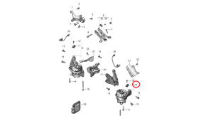 Bentley Bentayga Right Active Engine Mount 4M0199256BH Genuine OEM Electronic Hydraulic Part