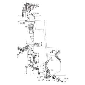 Bentley Bentayga Right Front Steering Knuckle 4M0407254L