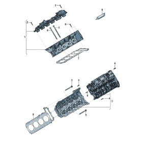 Bentley Continental GT Complete Cylinder Head 0P2103062AY