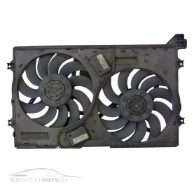 Bentley Continental GT Flying Spur Radiator Twin Fan Pack 3W0121191C Genuine OEM Dual Fan Part