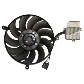 Bentley Continental Left Radiator Fan Motor & ECU 3D0959453F