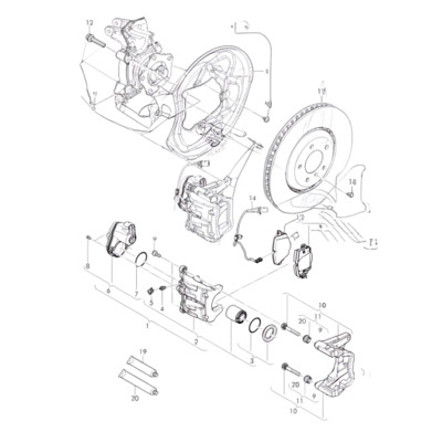 Bentley Bentayga Park Brake Motor 4M0998281