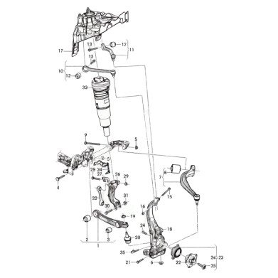 Bentley Bentayga Right Front Steering Knuckle 4M0407254L