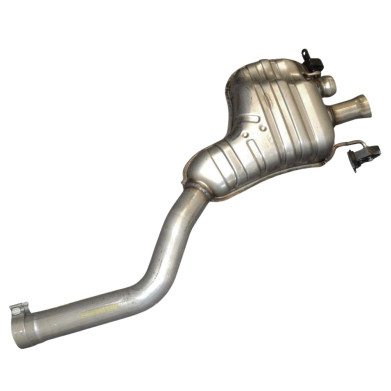 Bentley Continental GT V8 Left Rear Sports Exhaust Silencer 3W3253609P