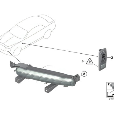 Rolls-Royce Dawn Ghost Wraith Side Repeater Lamp 7198581