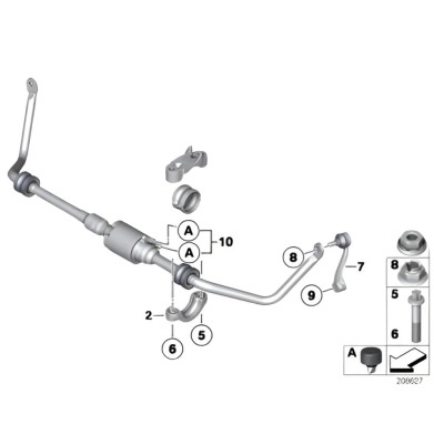 Rolls-Royce Ghost Dawn Wraith Anti-Roll Bar Link 6782633