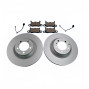 Bentley Continental GT GTC Flying Spur Rear Brake Service Kit Pads and Rotors Bundle