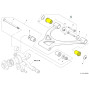 Rolls-Royce Silver Seraph Rear Upper Control Arm Inner Bushing PD111464PA